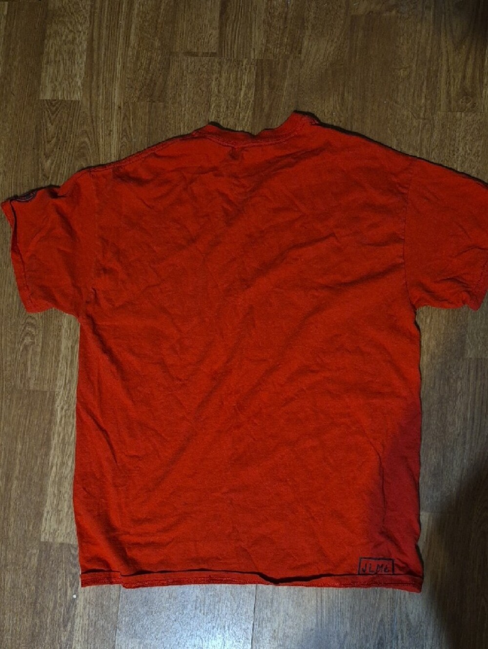 Basquiat Red Graphic Short Sleeve Men's T-Shirt - Artist Portrait Size M - Picture 2 of 2